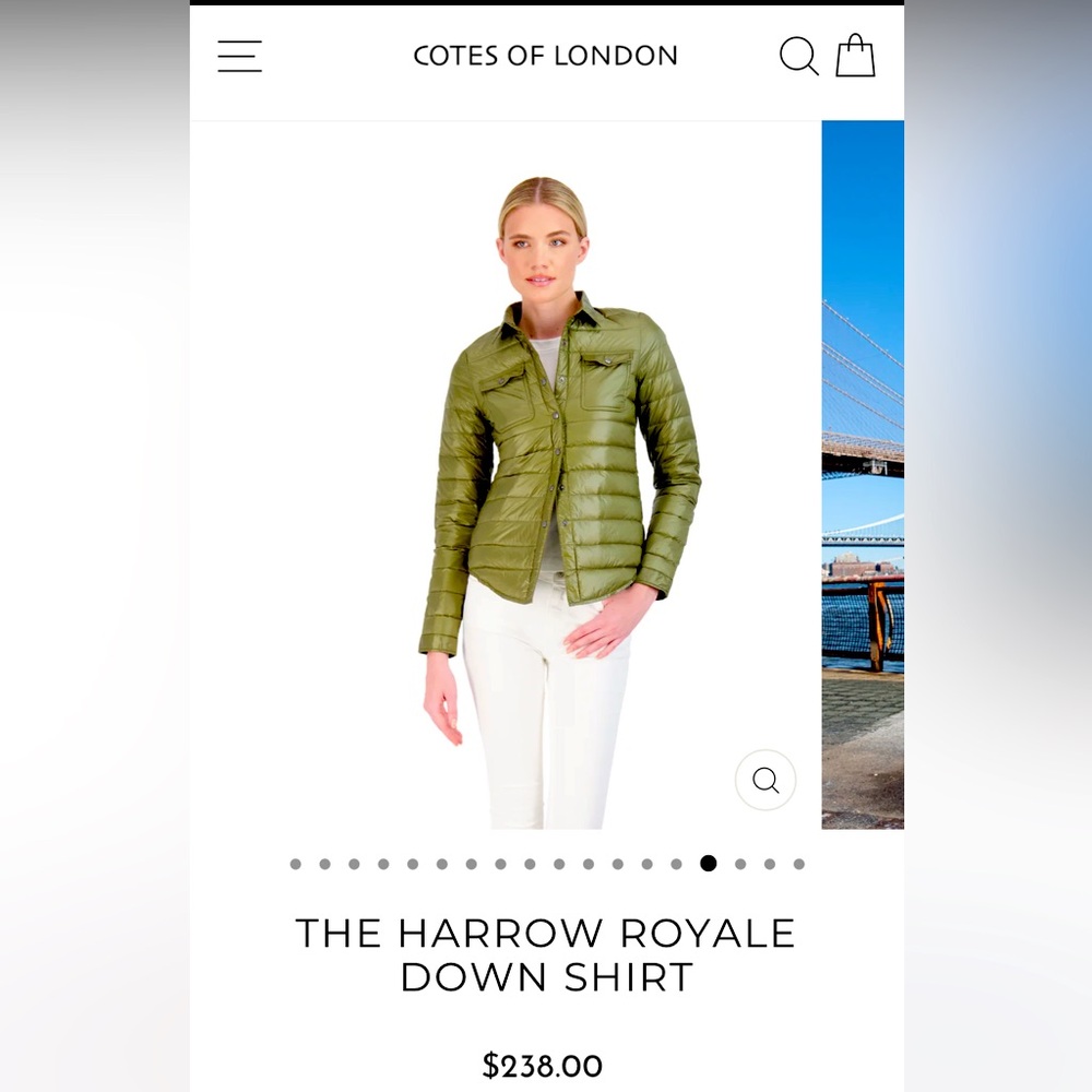 Cotes of London Harrow Royale Down shirt